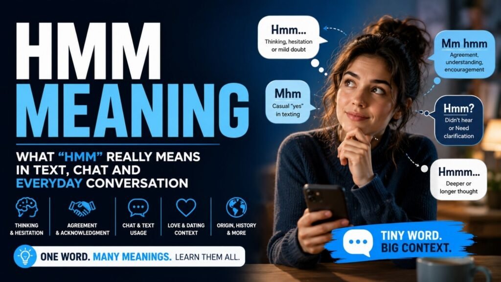 HMM Meaning: What "Hmm" Really Means In Text, Chat And Everyday Conversation