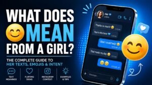 What Does 😊 Mean From A Girl?