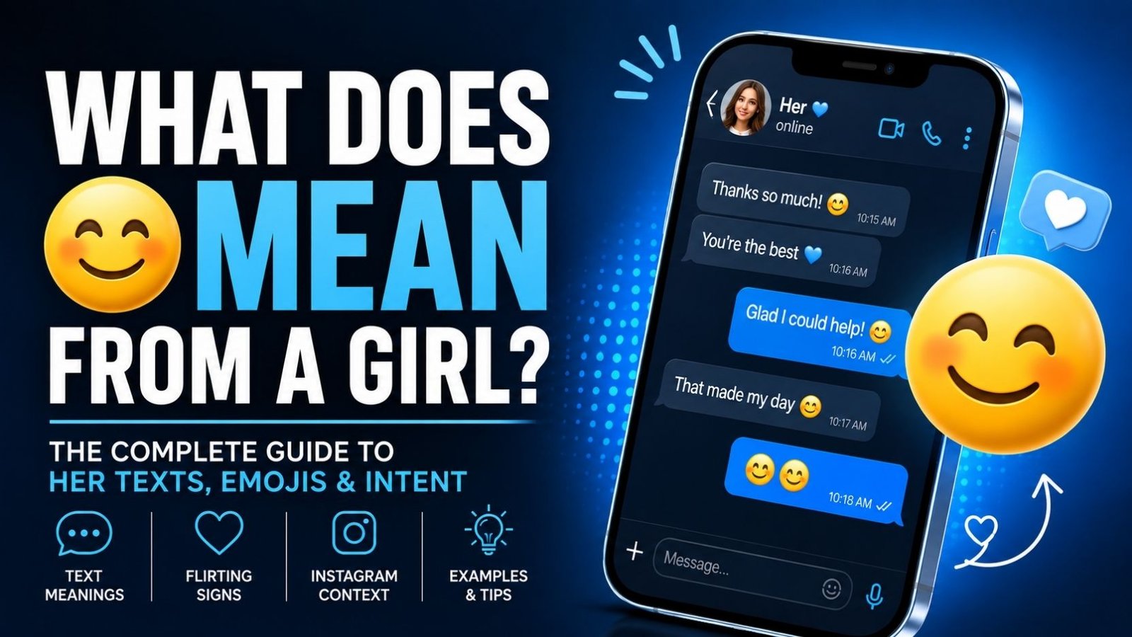 What Does 😊 Mean From A Girl?