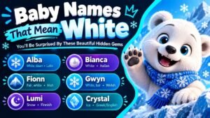289+ Baby Names That Mean White You Will Be Surprised By These Beautiful Hidden Gems