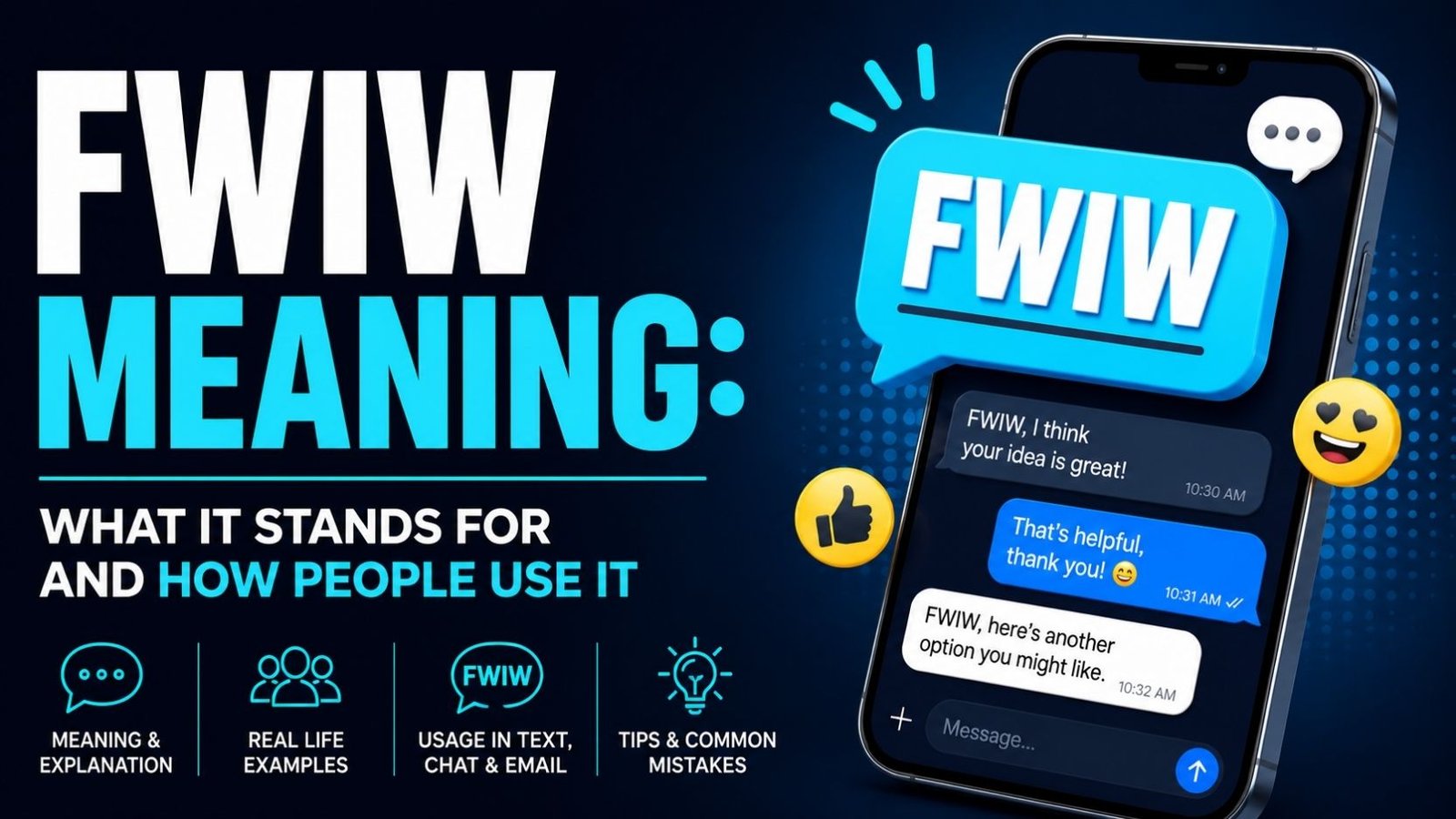 FWIW Meaning: What It Stands For And How People Actually Use It