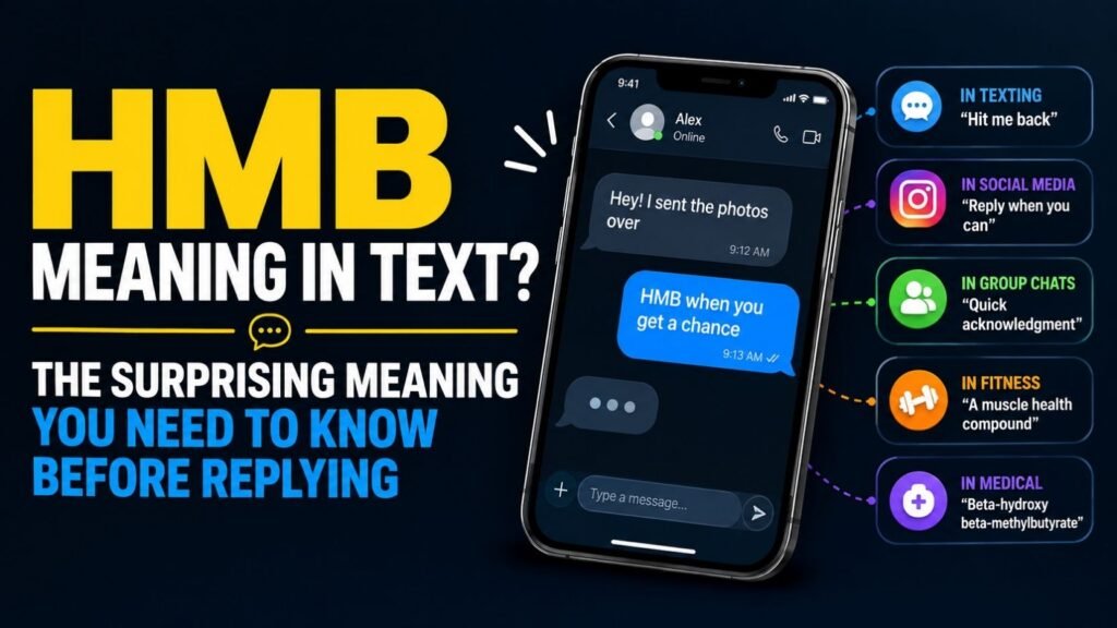 HMB Meaning In Text: The Surprising Meaning You Need To Know Before Replying 