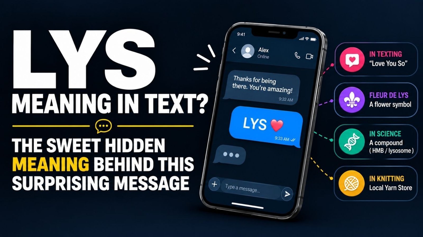 LYS Meaning In Text: The Sweet Hidden Meaning Behind This Surprising Message