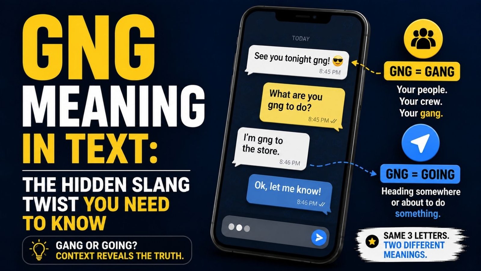 GNG Meaning In Text: The Hidden Slang Twist You Need To Know
