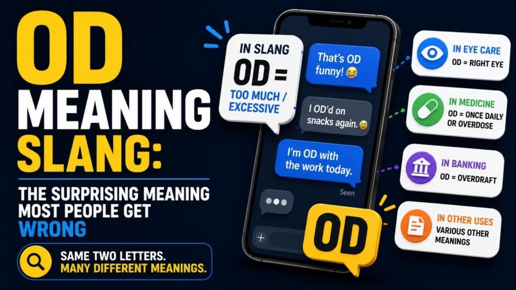 OD Meaning Slang: The Surprising Meaning Most People Get Wrong 