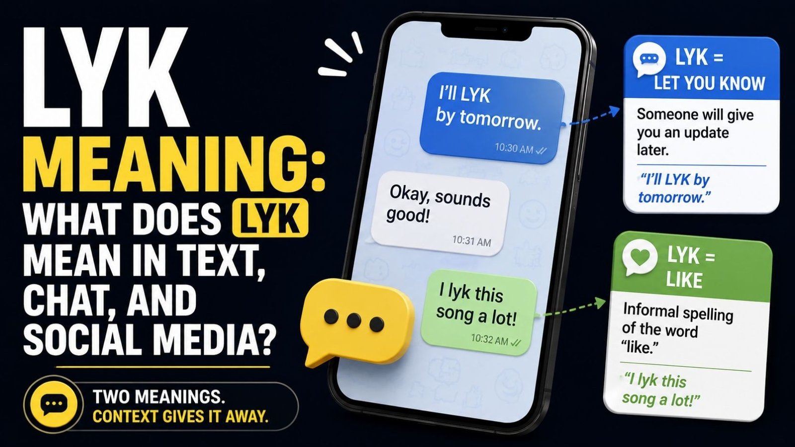 LYK Meaning In Text: The Surprising Secret Behind This 3 Letter Slang