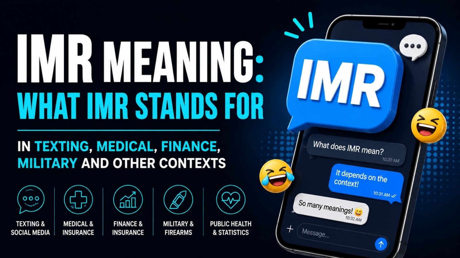 IMR Meaning: What IMR Stands For In Texting, Medical, Finance, Military And Other Contexts