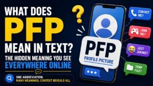 What Does PFP Mean In Text? The Hidden Meaning You See Everywhere Online 