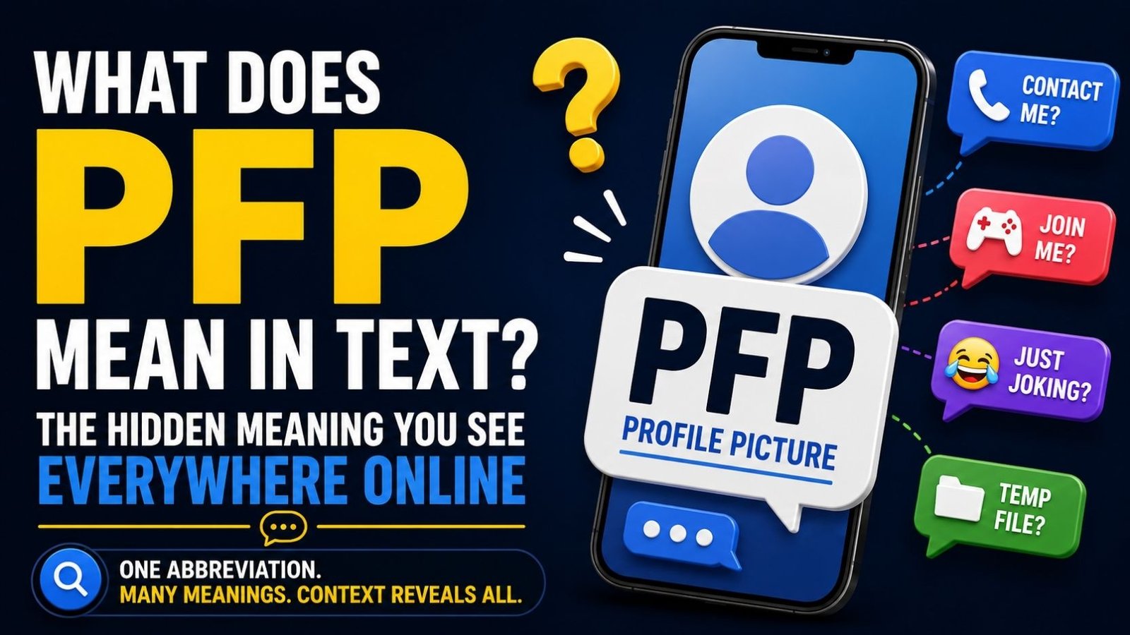 What Does PFP Mean In Text? The Hidden Meaning You See Everywhere Online