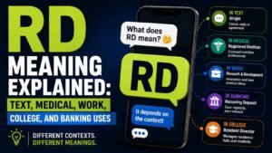 What Does RD Mean In Text? The Surprising Meaning Behind This Tiny Abbreviation
